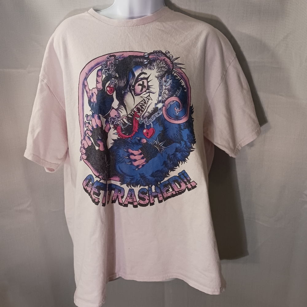 Get THRASHED!! cool Graffic Short-sleeve Tee. Teens XL Metal Music